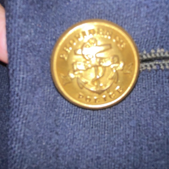 Vintage Police Peacoat /100% Wool - Picture 6 of 6